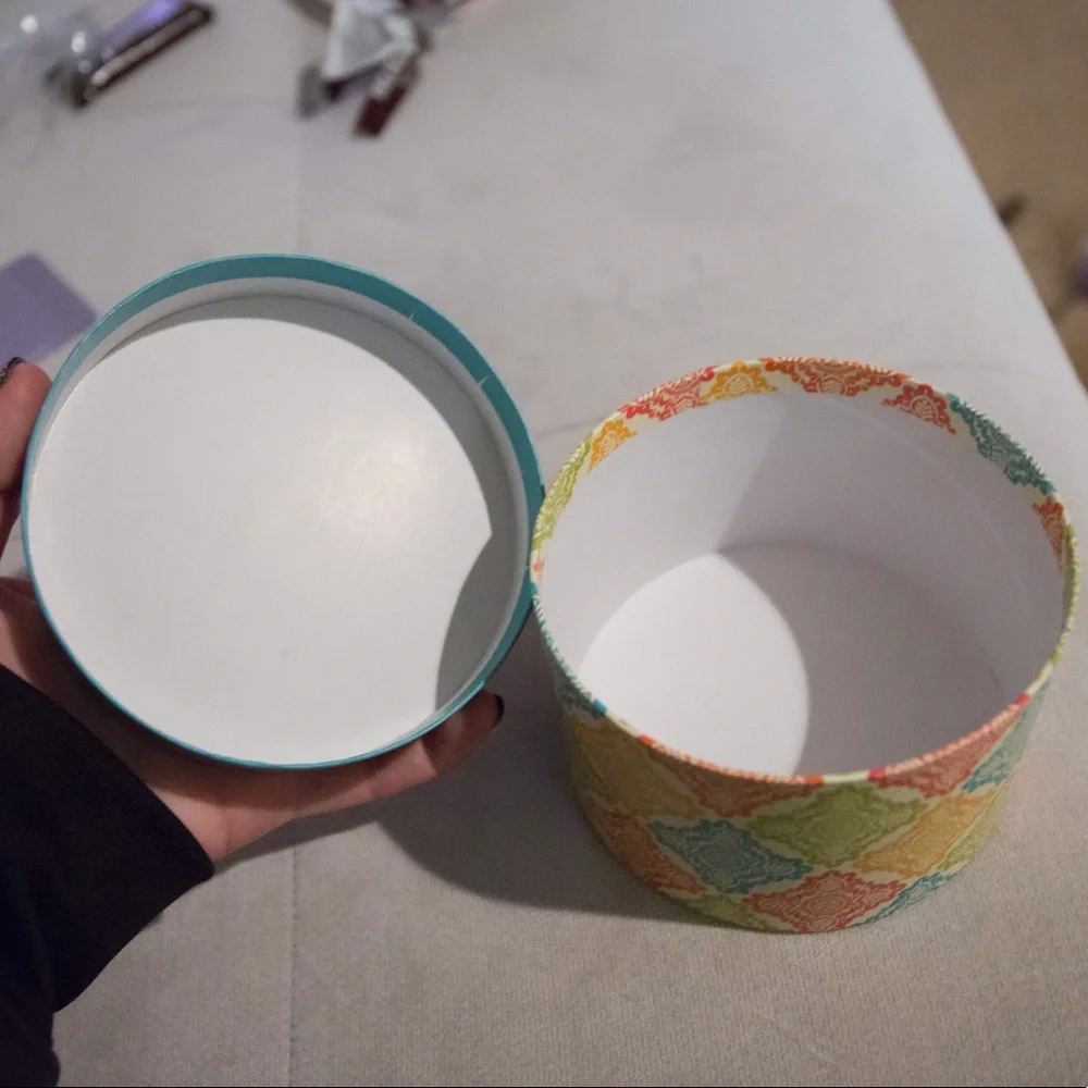 Hallmark cardboard tin